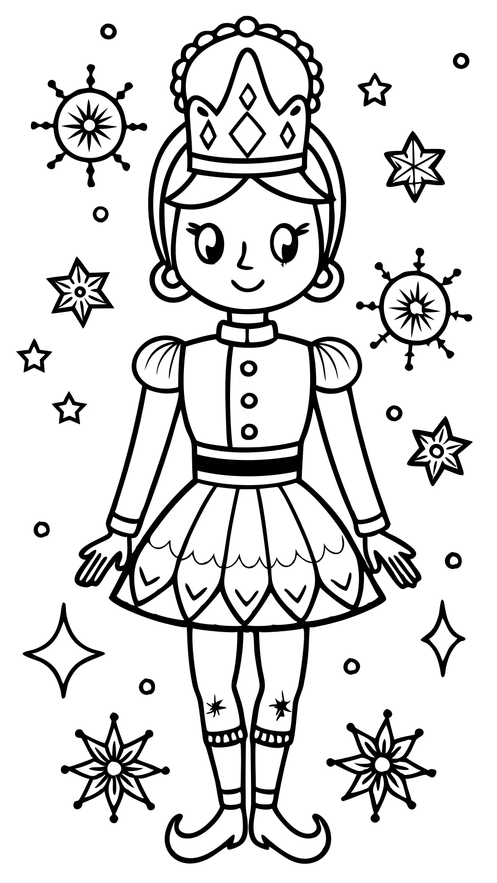 nutcracker ballet coloring pages